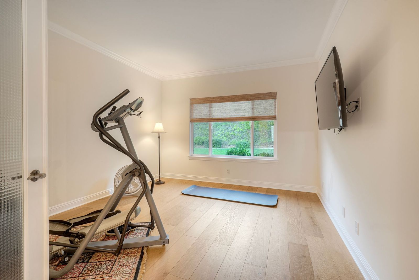 Bonus room set up as a gym